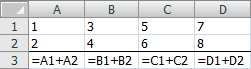 Example with copyable formulas.